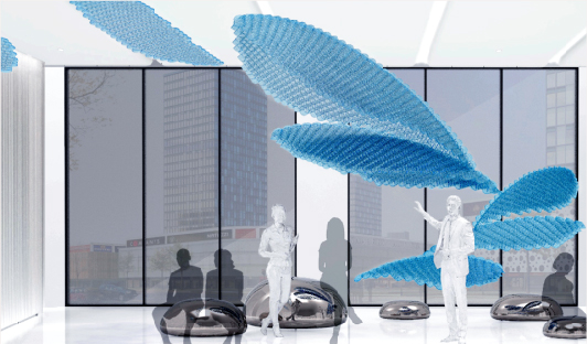 Lobby Sculpture,Interior Design